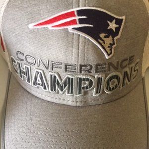 New England Patriots Conference Championship Superbowl 52 Cap w/stickers